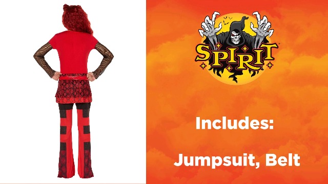 Disfraz Red Jumpsuit Descendants para Niñas XS miniatura 3