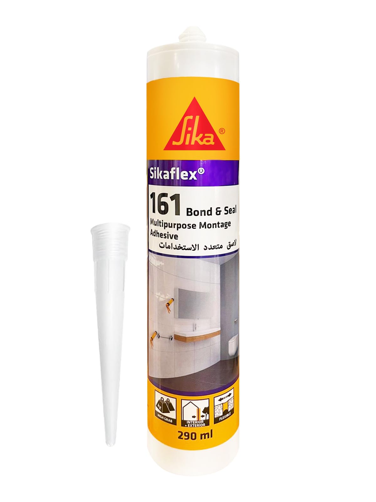 Buy SIKA Adhesive and sealant Sikaflex 161 Bond & Seal White