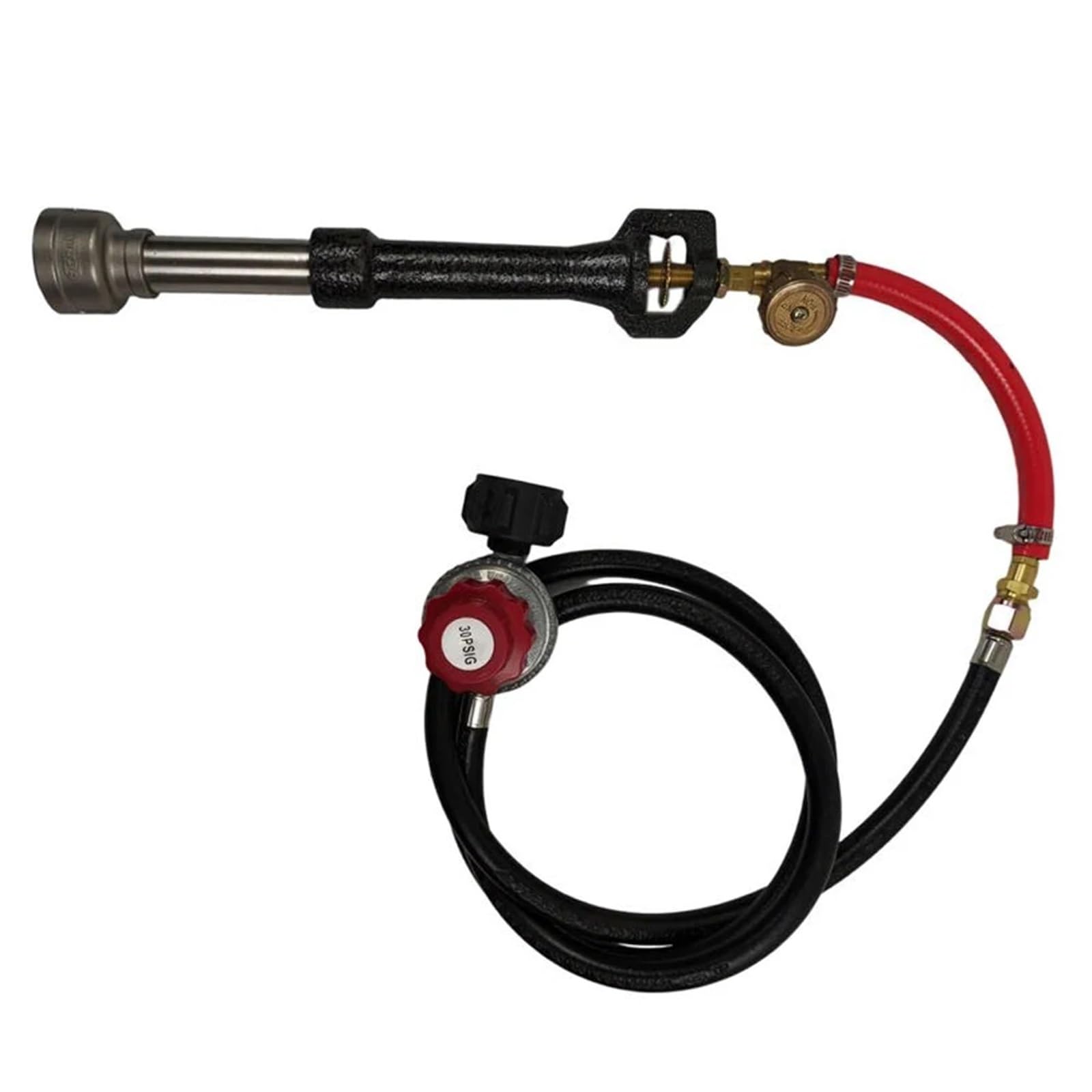 Quemador de forja de Gas propano con regulador de Alta presión, Cuchillo de Herrero, Sistema de Control de Horno de fusión, estrangulador de Aire