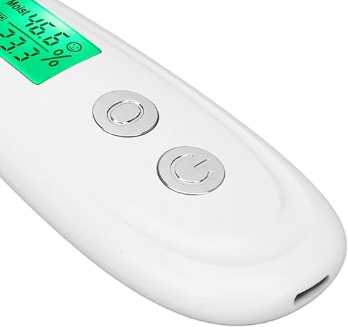 Miniatura 8 de Detector de piel blanca, portátil, fácil de operar, detector de aceite de piel, analizador de contenido de aceite para salón de belleza, spa, hogar