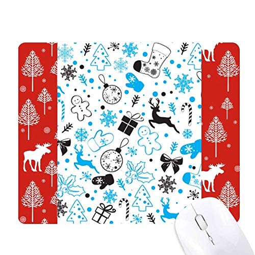 Souris de Noël décoration bois forêt flocon neige hiver