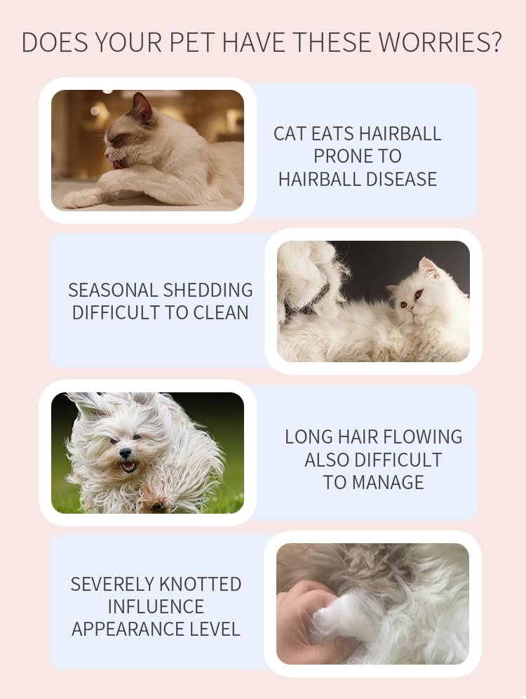 Image of Generic Cat and Dog Grooming Comb, Stainless Steel, Removes Hair and Fleas, Silver