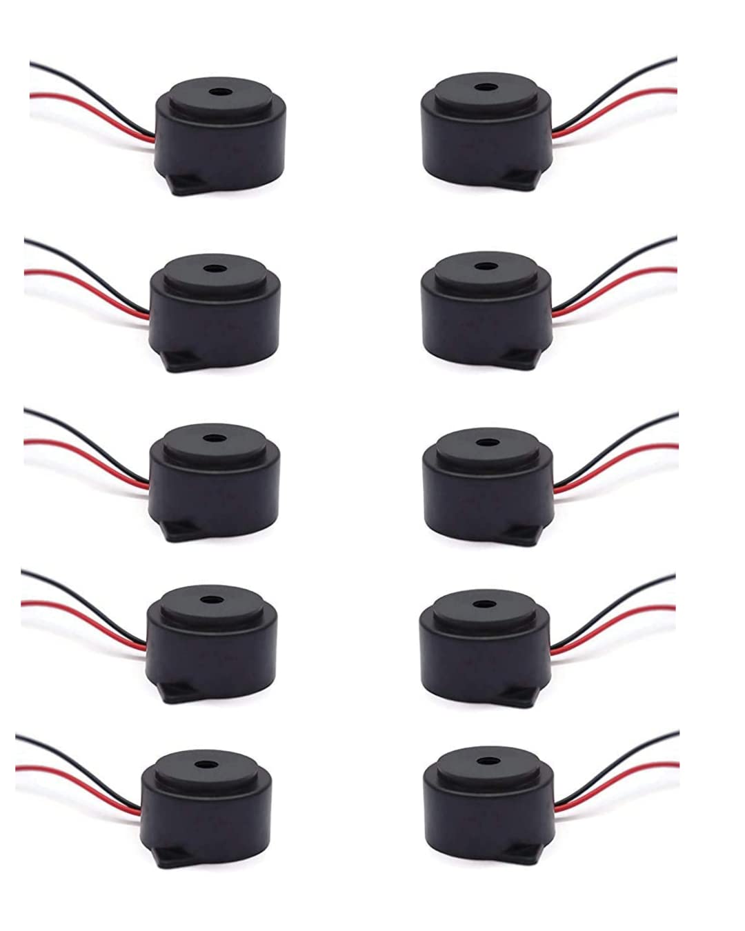 77Q® 10 Pieces 612v dc super Loud 90db Piezo Buzzers For Projects and