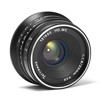 7artisans 25mm F1.8 Manual Focus Prime Fixed Lens for