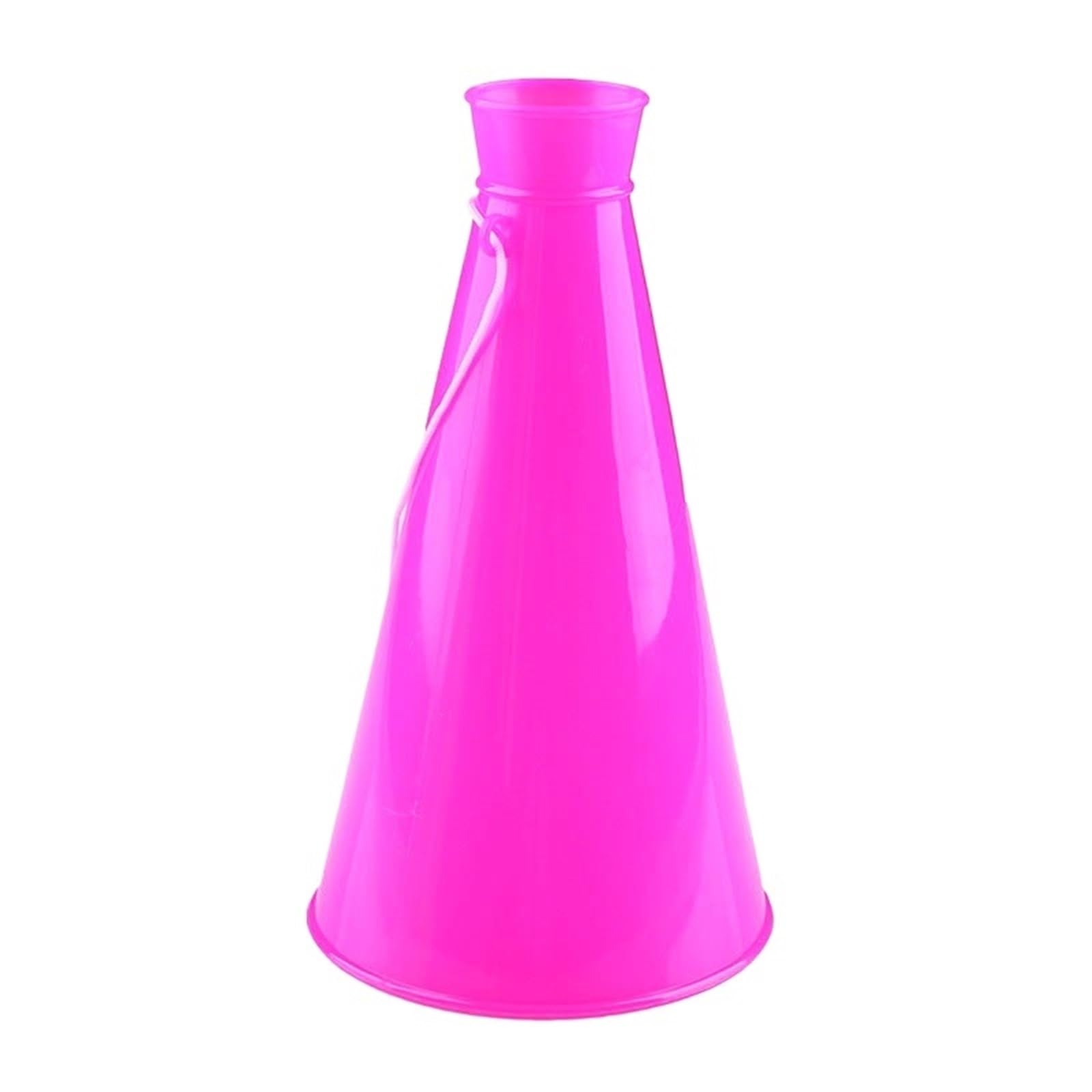 5 pezzi cheerleader tromba altoparlante allegria corno di plastica tifoso calcio for la festa compleanno Per Partita di Calcio(Pink)
