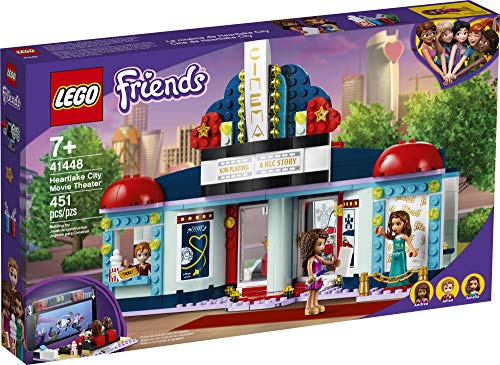 Friends Heartlake City Movie Theater 41448 Building Kit; Great Birthday Gift for Kids Who Love Movies, New 2021 (451 Pieces) - Lego - Immagine 3