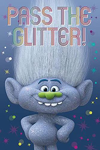 Trolls Poster Les Diamond Guy/Pass The Glitter! (61cm x 91,5cm) + Un Poster Bora Bora en Cadeau!
