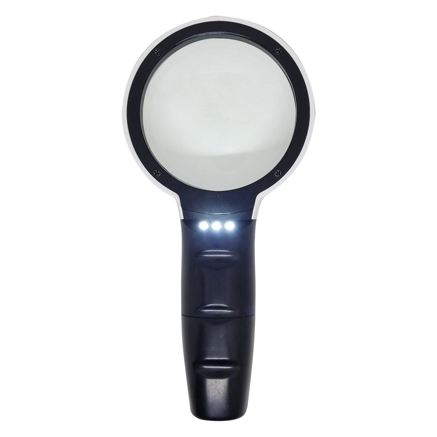 Sahyog Wellness Optical Magnifying Glass with 3 LED HD High Magnification Lights for Reading for Kids | Doctors | Aged People having Big Size 95mm Wide Glass (White) (B0BHZ9Z7L3) Amazon Price History, Amazon Price Tracker