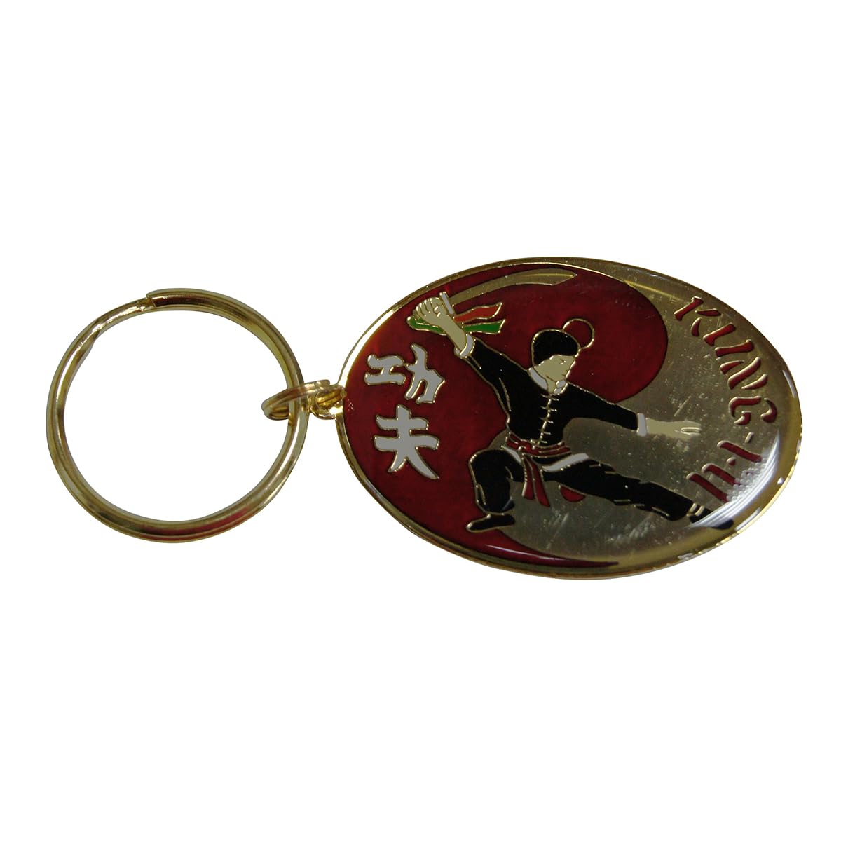 Playwell Martial Arts Key Rings - Kung Fu Oval Key Chains