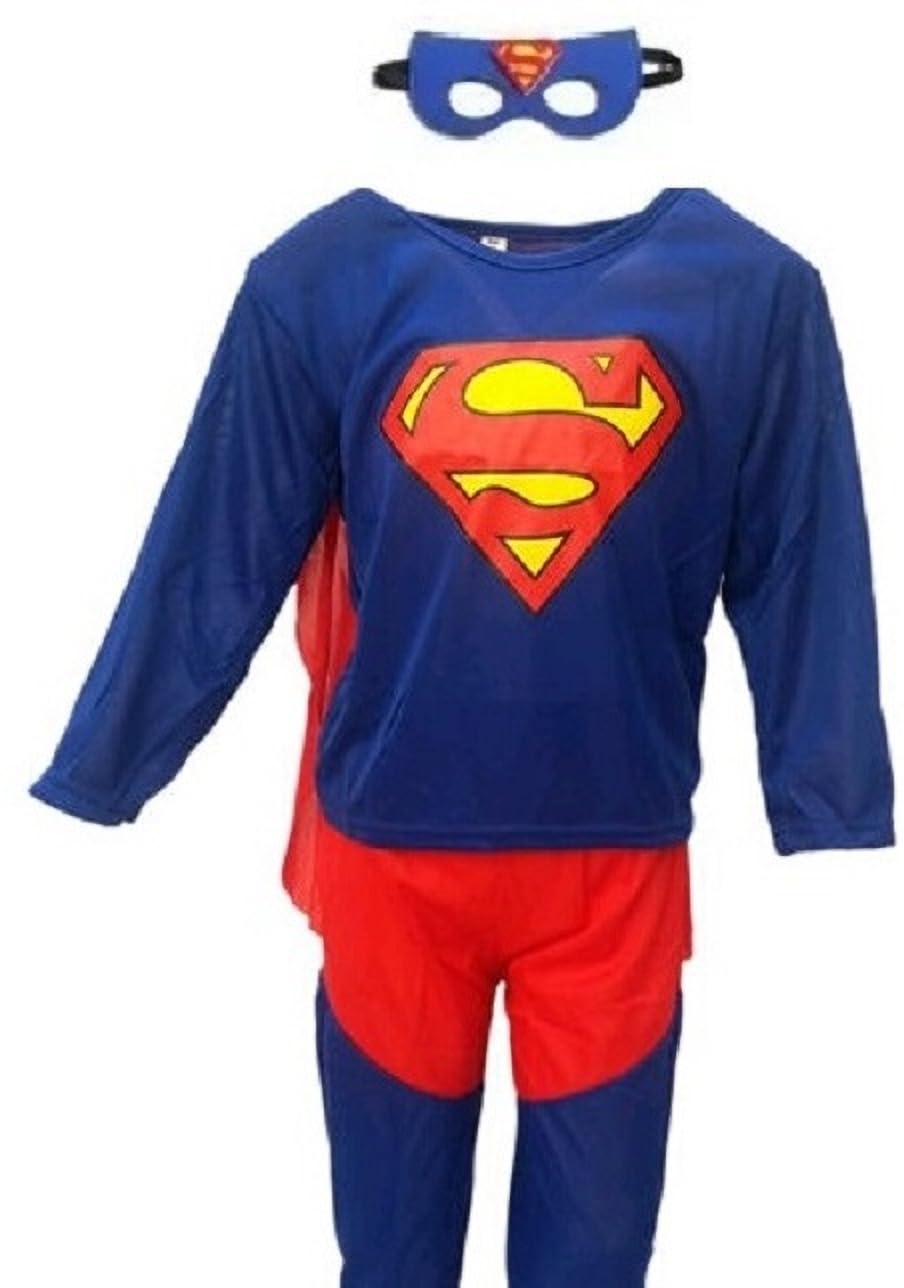 SSK ECOM Hosiery Fabric Superhero Costume For Kids Halloween Dress Fancydress Birthday Gift | Cosplay Bodysuit for Boys and Girls (2-3 Years), dress only b (B0CSPNXNX2) Amazon Price History, Amazon Price Tracker
