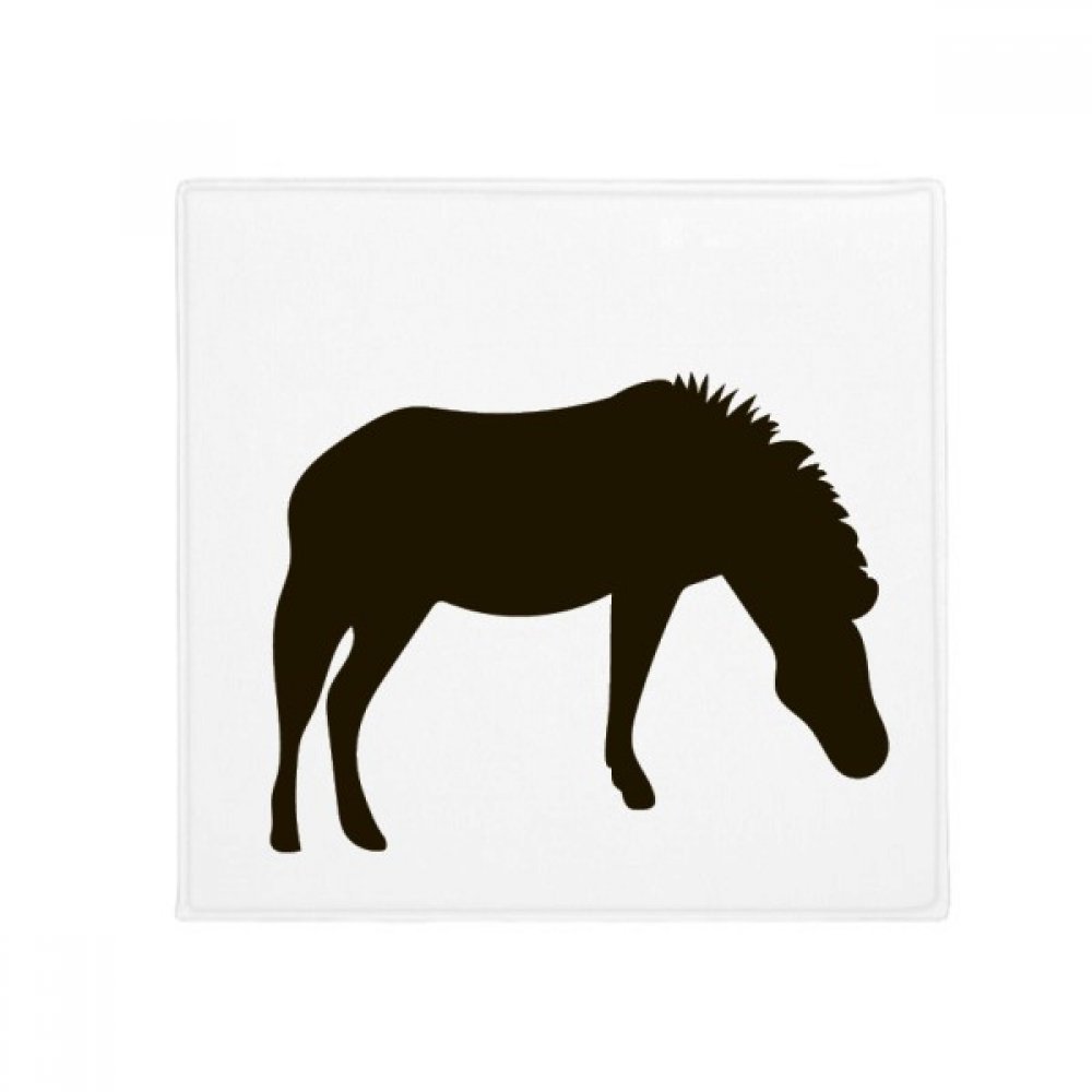 Tapis pour animaux zèbre noir 50x50cm antidérapant multifonction