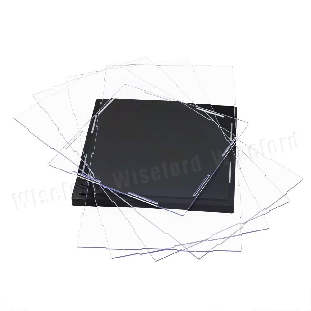 Bacheca/Vetrina In Plexiglass Trasparente Scala 1:43 A 8 Ripiani - Foto 8