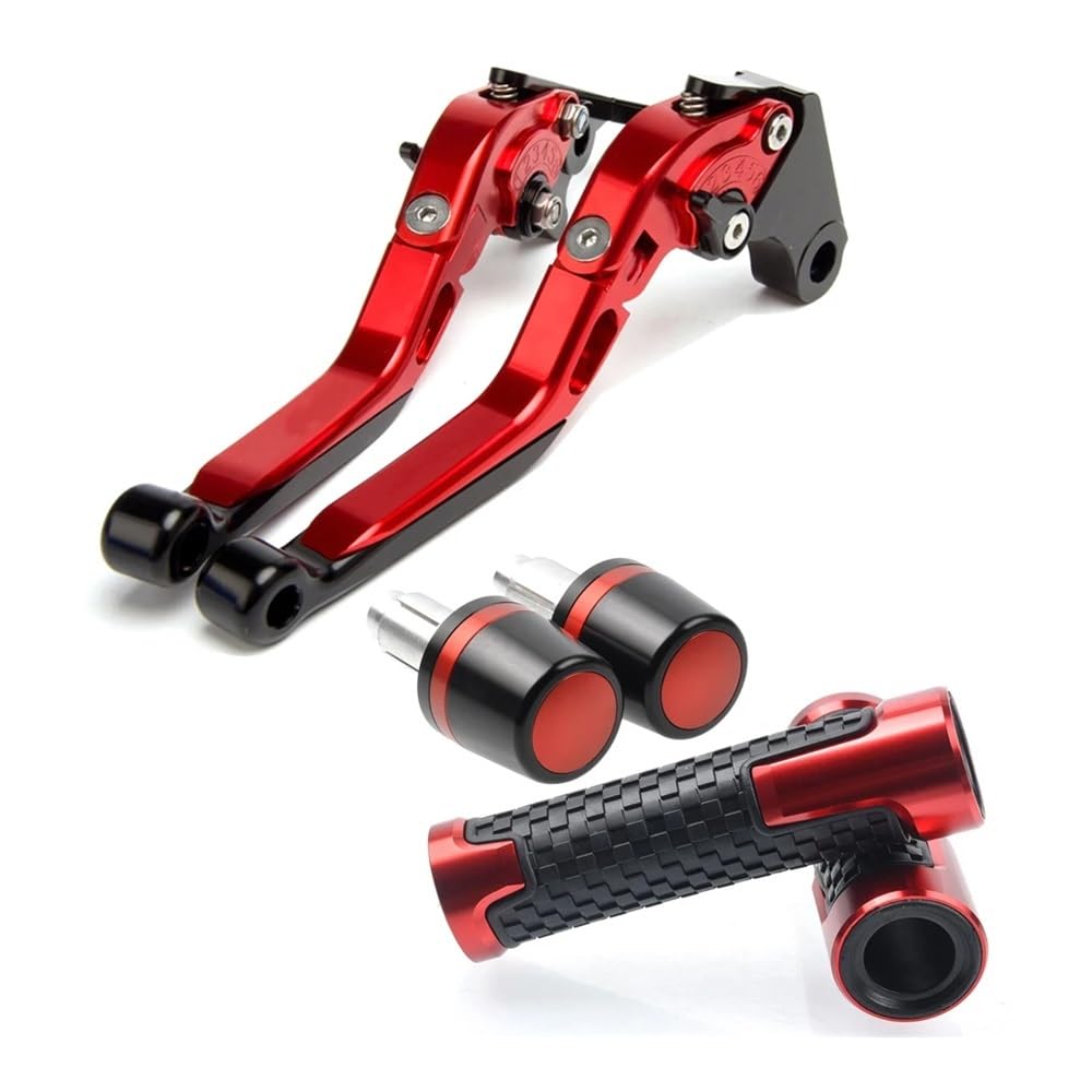 Xvasdgaer No.10 Motorcycle Brake Handle Adjustable Clutch Levers Handbar Grips For Ya&Maha Yzf-R1 2004-2008(No.10)