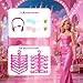 35 Pcs Doll Accessory Set for 11.5 Inch Fashion Dolls: 5 Generic Crowns, 5 Necklaces, 10 Hangers, 5 Pairs Shoes, 5 Bags, 2 Pairs Glasses, 2 Bracelets, 1 Pair Doll Earphones