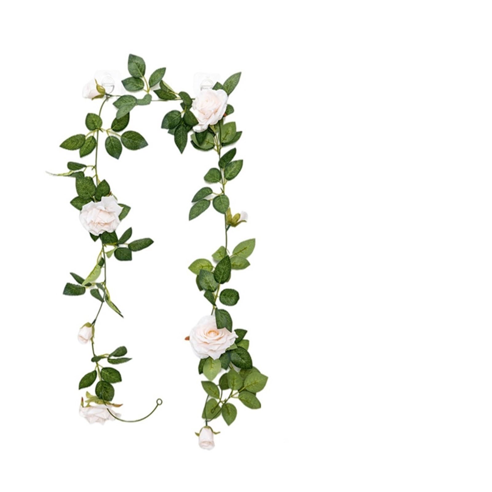 NDSJAIE Artificial Flower Vine 69Heads Artificial Flowers Rose Vines 1.8m Silk Flower Garland Decor Home Garden Wedding Decoration Fake Wreath For decoration(0079-pink)