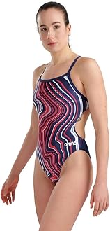 ARENAWomen's Marbled One Piece Swimsuit