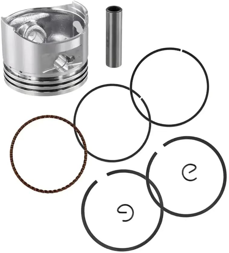 1 Set Piston And Rings 52mm For Engine GX100 Compatible With BELLE Automotive Motorcycle Parts Replacement 13101-Z0D-000