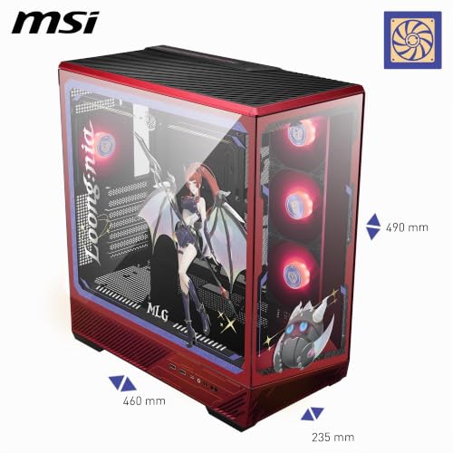 Boîtier PC gaming mid tower MSI PANO MLG Edition en verre trempé compatible ATX RGB et Neuf - vue 3