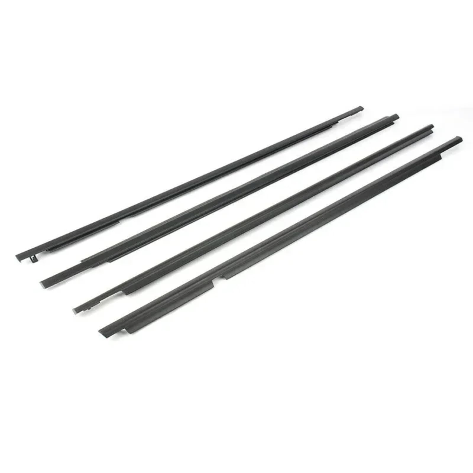 Glilar One Color Automotive Window Seals Compatible With Lexus For Gx470 2003-2009 4Pcs Car Windows Weatherstrip Sealing Belt Moulding Trim