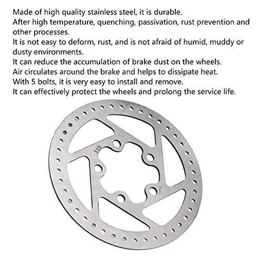 SPYMINNPOO 110mm Bike Disc Brake Rotor with 5 Bolts Stainless Steel Bicycle Rotors for Road Bike Mountain Bike, MTB - Image 3