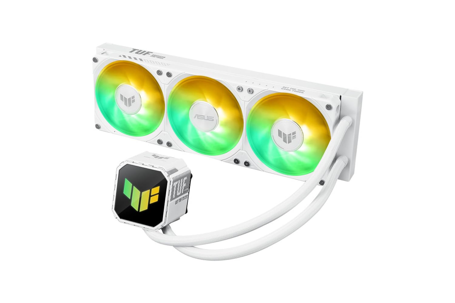 Asus TUF Gaming LC III 360 ARGB White Edition All-in-One-Flüssig-CPU-Kühler (integrierte Dreifachlüfter 3 L