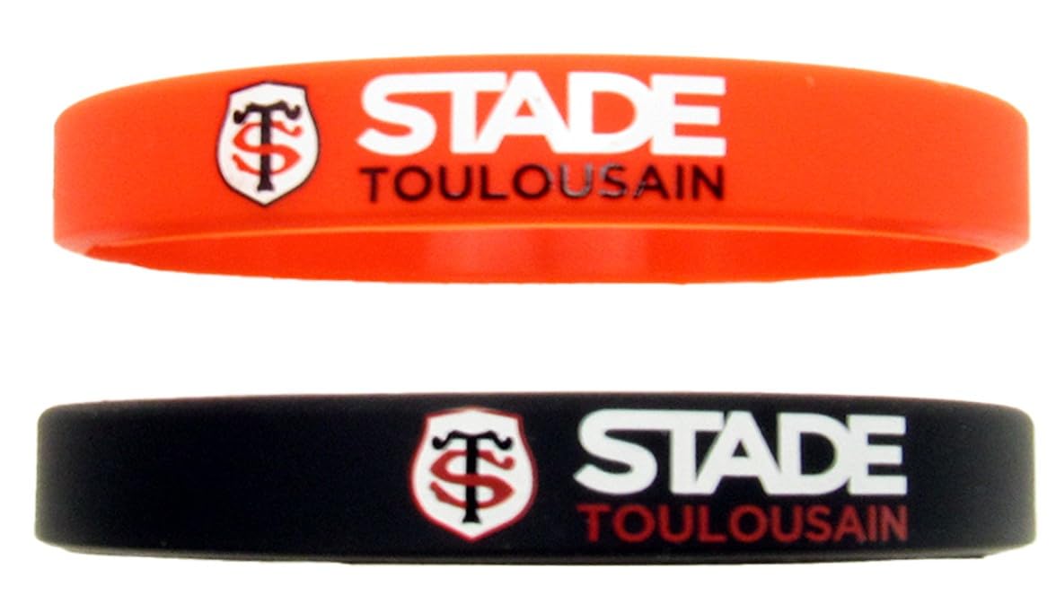 Stade Toulousain 2 x bracelet Toulouse Collection officielle - Rugby