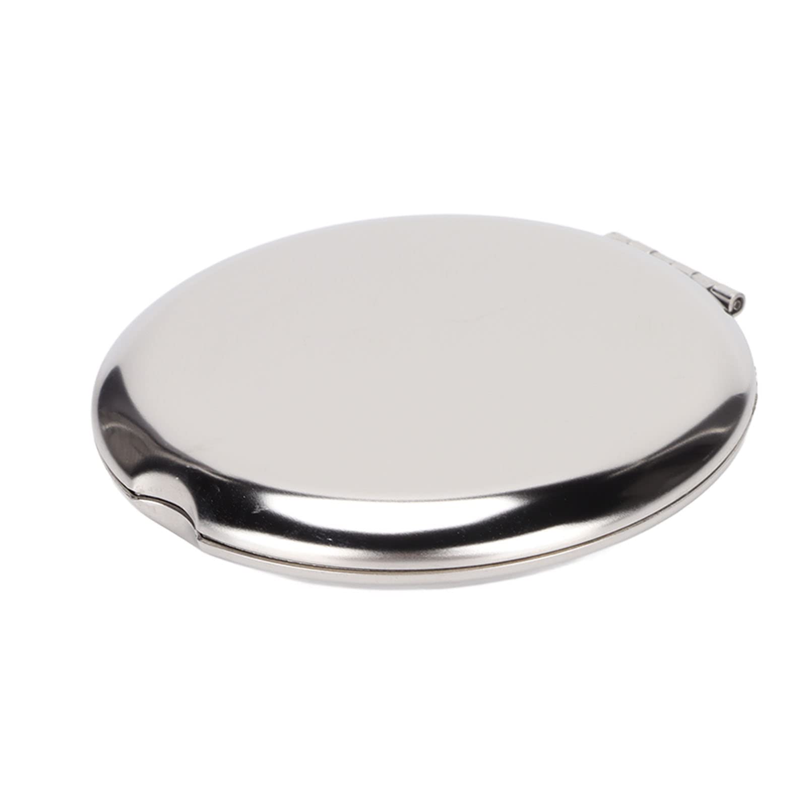 Compact Travel Mirror, Foldable Design DIY Production Pocket Mirror Clear Image for Pocket for Package for Travel (Round)