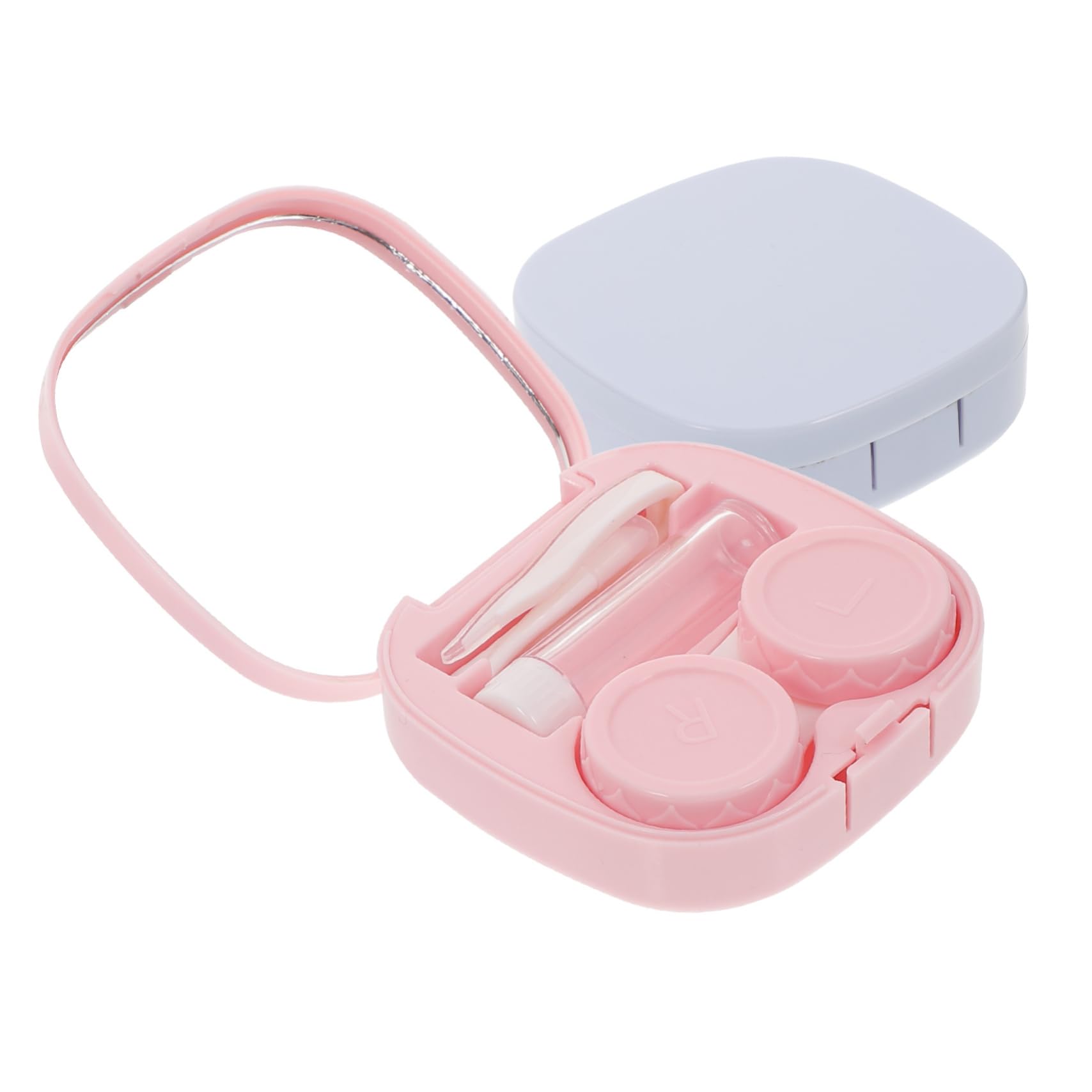 VALICLUD 10 Set Custodia Per Lenti a Contatto Astuccio Portatile Custodia Per Gli Occhiali Custodia Contatti Sostituibile Titolare Di Contatti Domestici Comodo Porta Contatti Plastica
