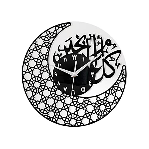 PEWETE Eid Ramadan  Ǌ|v AN J`J` EH[A[g |C^[ ArAŐmɃXC[v _fUC, ubN 48cm