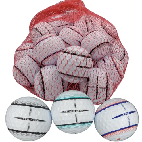 Golf Ball Planet 5A/Mint Recycled Used Golf Balls for Vice Pro Mix in Excellent Condition (24 Pack, Tracer Mix)