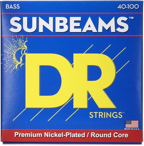 DR Strings Sunbeam - Nickel Plated Round Core Bass 40-100 (NLR-40)