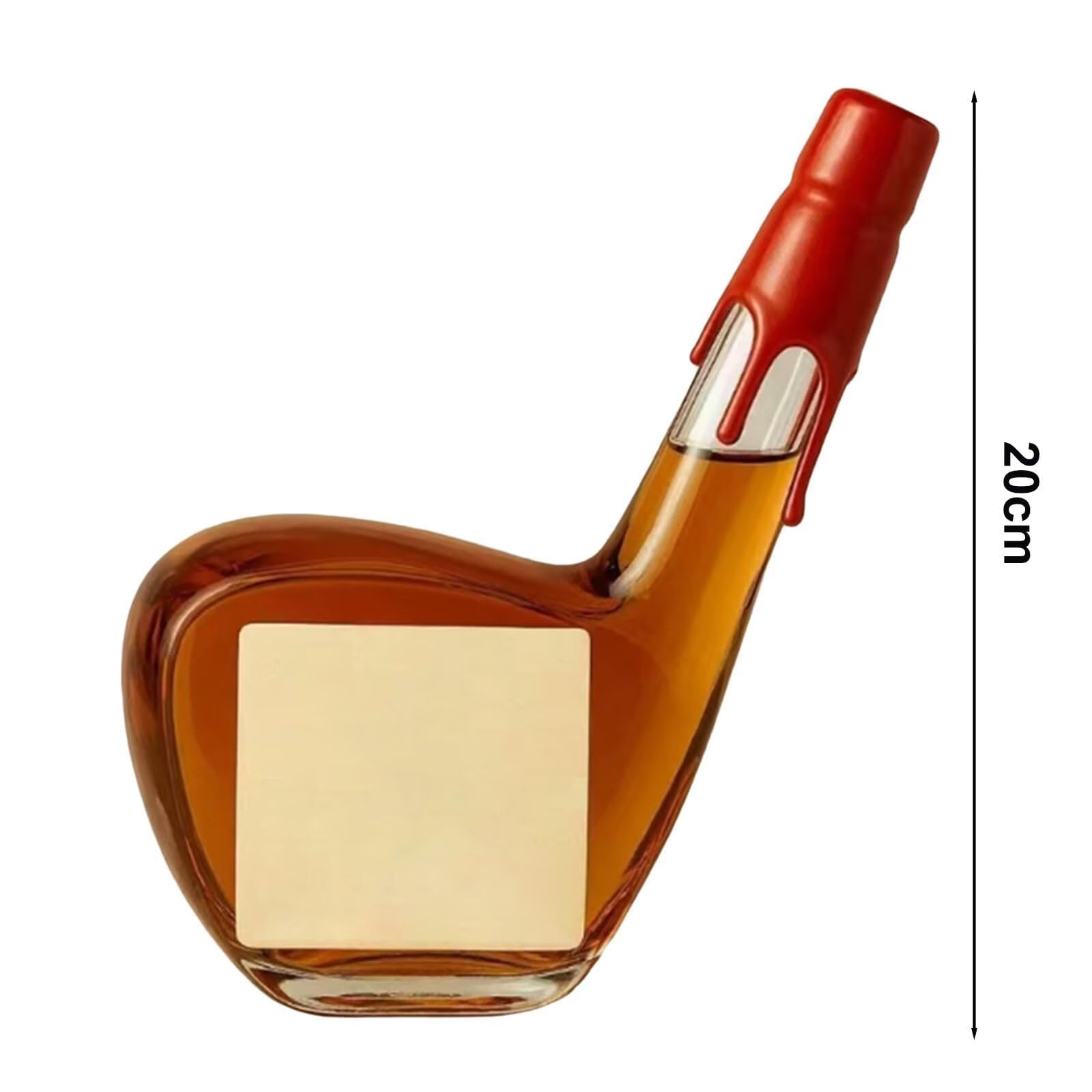 Karafka, 300 ml butelki whisky do golfa, ozdoby, ręcznie dmuchane szklane karafki(A)