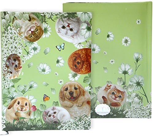 Dogs and Cats Printed Notebook/Journal By Henry Cats and Friends Hide&Seek Hardcover Travel Diary Composition Notebook