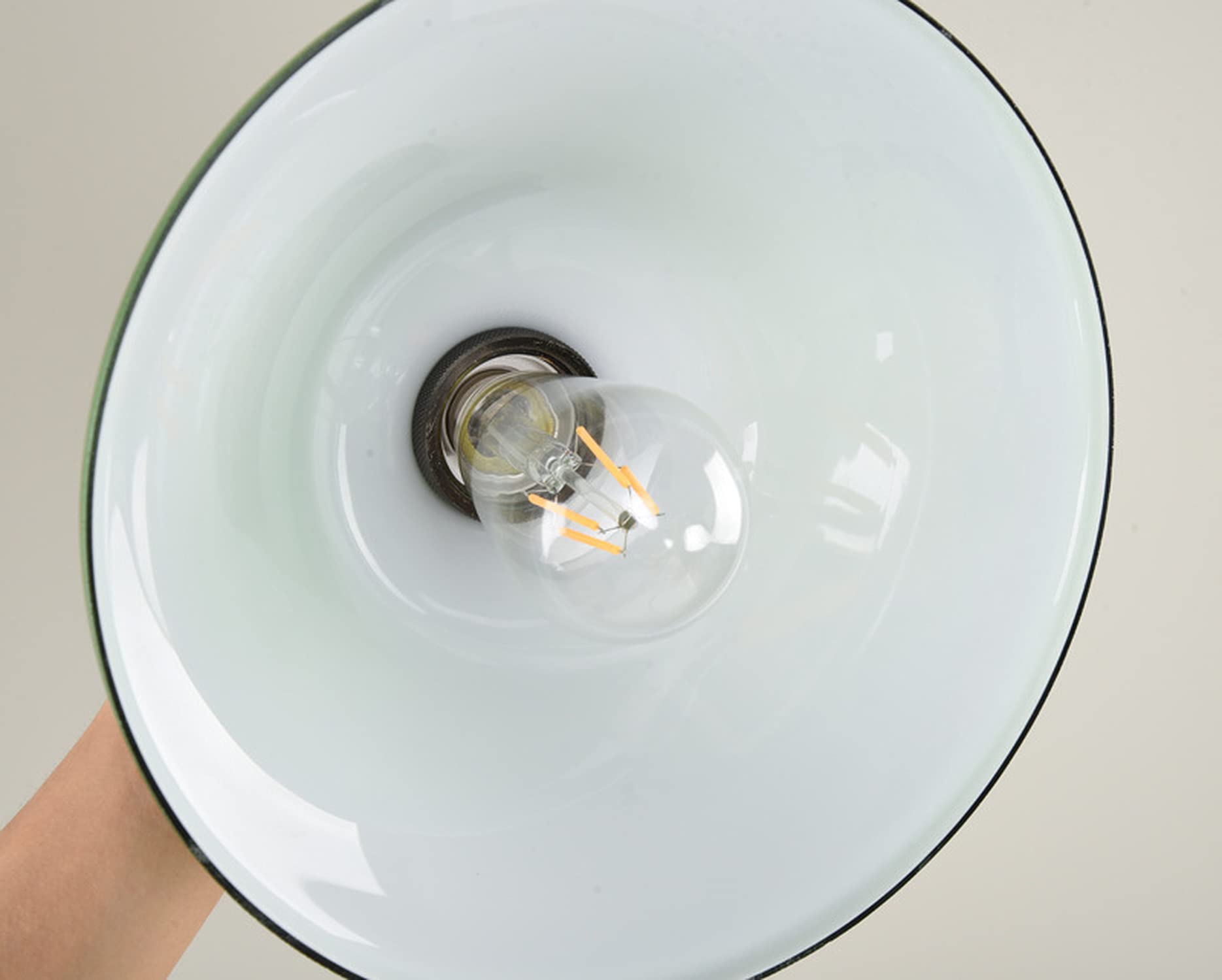 Retro hanglamp van gebarsten glas HL1253 | Hanglamp