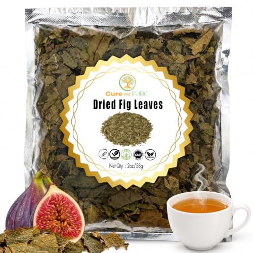 Cure Wid Pure Organic Fig Leaves 2oz Cut & Sifted Fig Leaf Tea