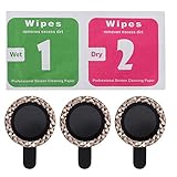 Hemobllo Diamonds Camera Lens Protector Film for Rhinestone Rear Lens Cover Easy Installation Scratch Luxury Design