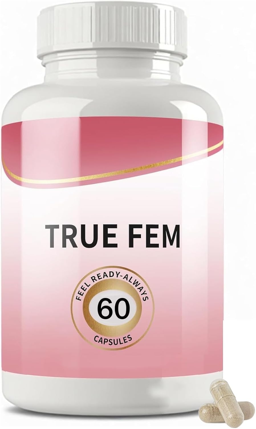 True Fem - Feminine Probiotics Vitamin Capsulas for Women 60 Count