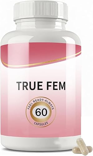 True Fem Capsulas, probióticos femeninos cápsulas vitamínicas para mujeres, 60 unidades