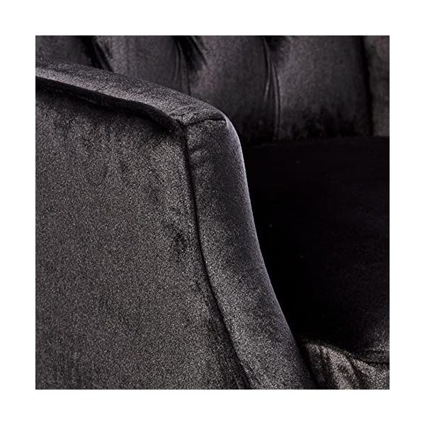 Christopher Knight Home Diana Wingback Recliner, Black + Dark Brown - Image 13