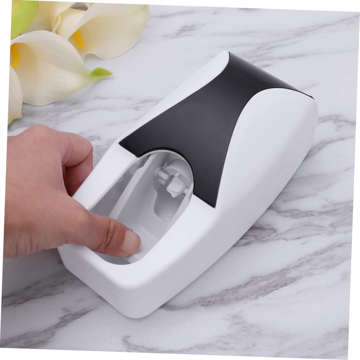 Toothpaste Tube Squeezer Automatic Squeezer Brush Holder Tool Kit for Bathroom Style image 3