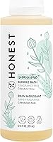 The Honest Company Fragrance-Free Foaming Bubble Bath for Baby - Tear-Free, Hypoallergenic, Sensitive Skin Safe, Naturally Derived, 12 fl oz