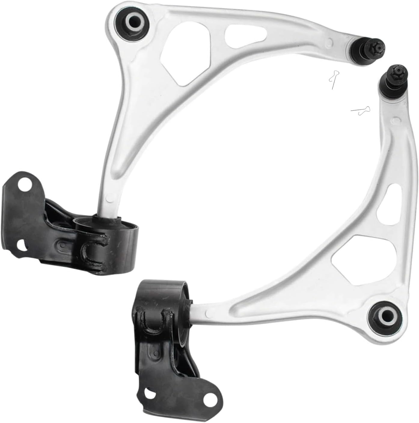 Detroit Axle - Front Control Arms Sway Bars for 2018-2024 Honda Odyssey, 2 Lower Control Arm with Ball Joints 2 Stabilizer Sway Bars 2019 2020 2021 2022 2023 Replacement