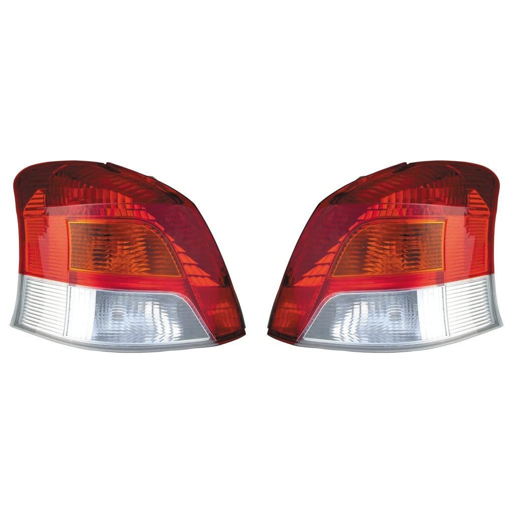 Amazon.com: For 2009-2011 Toyota Yaris Pair Rear Tail Lights