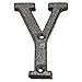Tool parts House Letter - 3 Inch Cast Iron Letter Y for Home Hotel Mailbox Address Sign