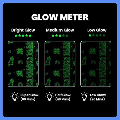 Image of Famyo GlowMaxx Glow Blanket for Kids - Mira the Mermaid | Soft Flannel Double Bed Blanket 200x152 cm | Glow in Dark Winter Blanket | Safe & Lab-Tested | Best Gift for Kids (Purple)