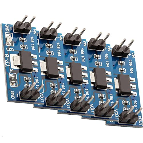 AZDelivery 5 x AMS1117 regulador de Voltaje 3.3V modulo para Raspberry Pi con eBook Incluido
