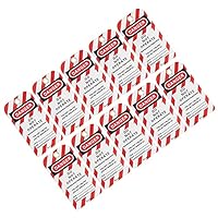 Lockout Tag, 10 Stück Lockout Tagout Tag PVC-Etikett, zur Sperrung Außer Betrieb Befindlicher Elektrischer Geräte, für industrielle, chemische Anlagen