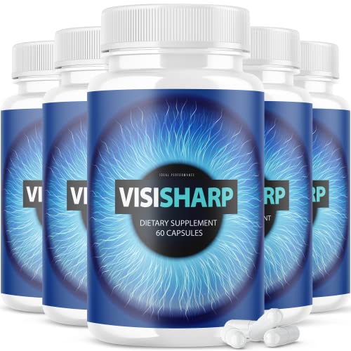 (5 Pack) Visisharp Advanced Eye Health Formula for Eyes Pills Visi Sharp Supplement (300 Capsules) (5 Pack) Visisharp Advanced Eye Health Formula for Eyes Pills Visi Sharp Supplement (300 Capsules)