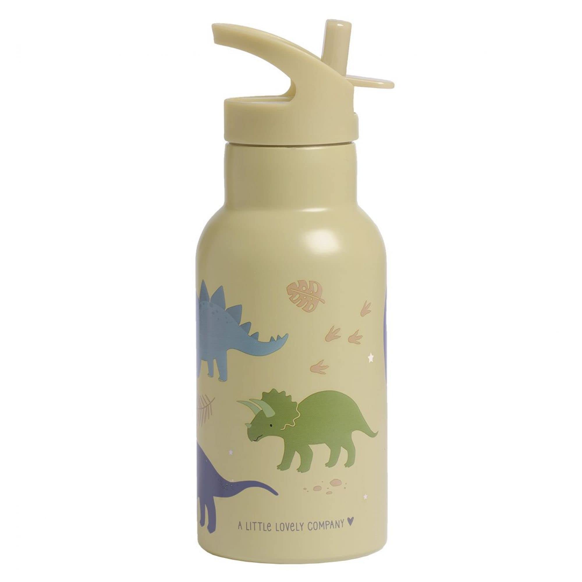 A Little Lovely Company - Borraccia termica per bambini, motivo: Dinosauri