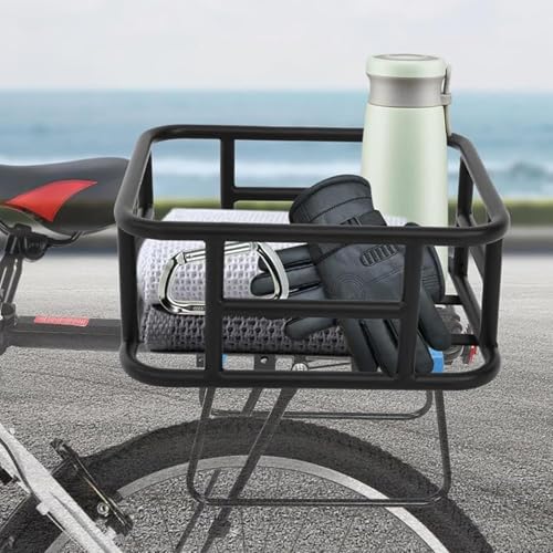 Panier arrière de vélo grande capacité 45x32x15 cm support robuste - 3